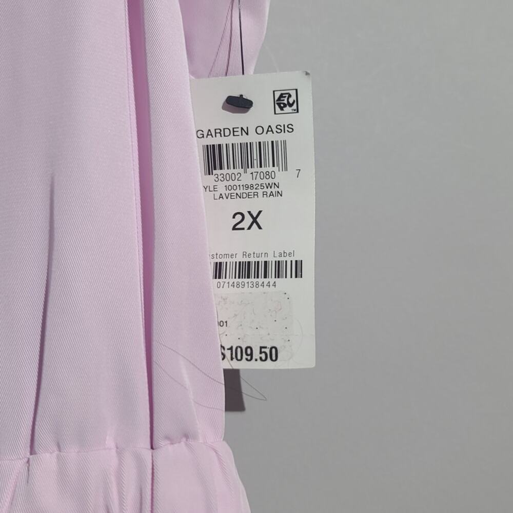ALFANI Women's Dress Purple Lavender Sleeveless Drawstring-Waist NWT - Picture 4 of 5